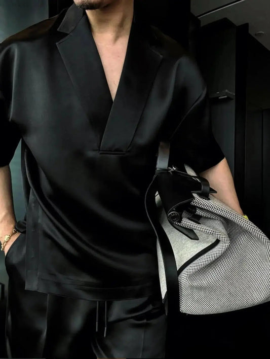 Cool & Confident — The V - Neck Lounge Set for Summer - WellSeekr