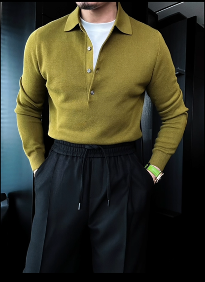Regal Henley Knit Polo