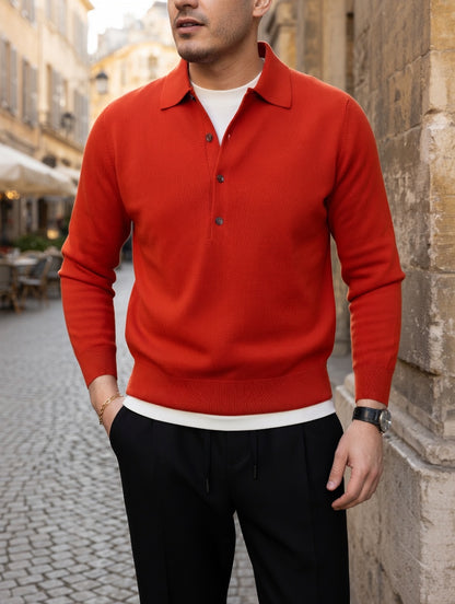 Regal Henley Knit Polo