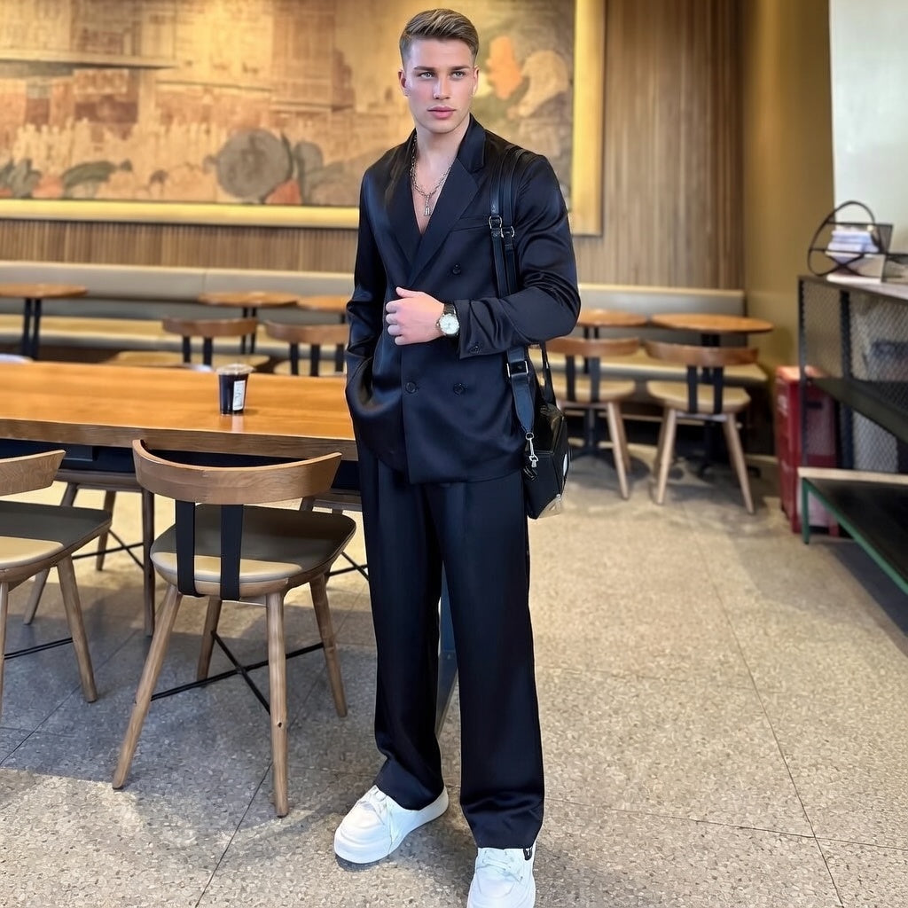WellSeekr Luxury Ultra Light Wrinkle-Free Suit