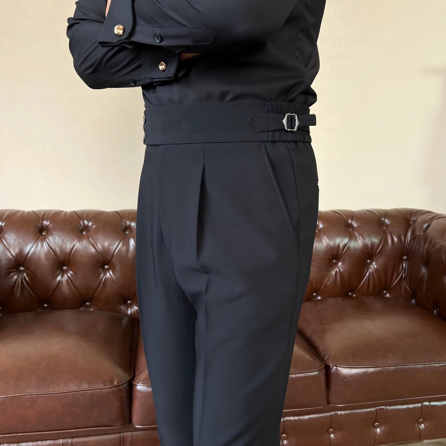 ComfortFlex Dress Pants Sidetab Elastic Trousers - WellSeekr