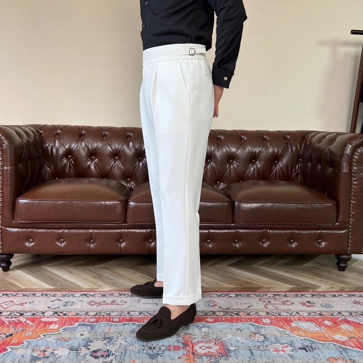 ComfortFlex Dress Pants Sidetab Elastic Trousers - WellSeekr
