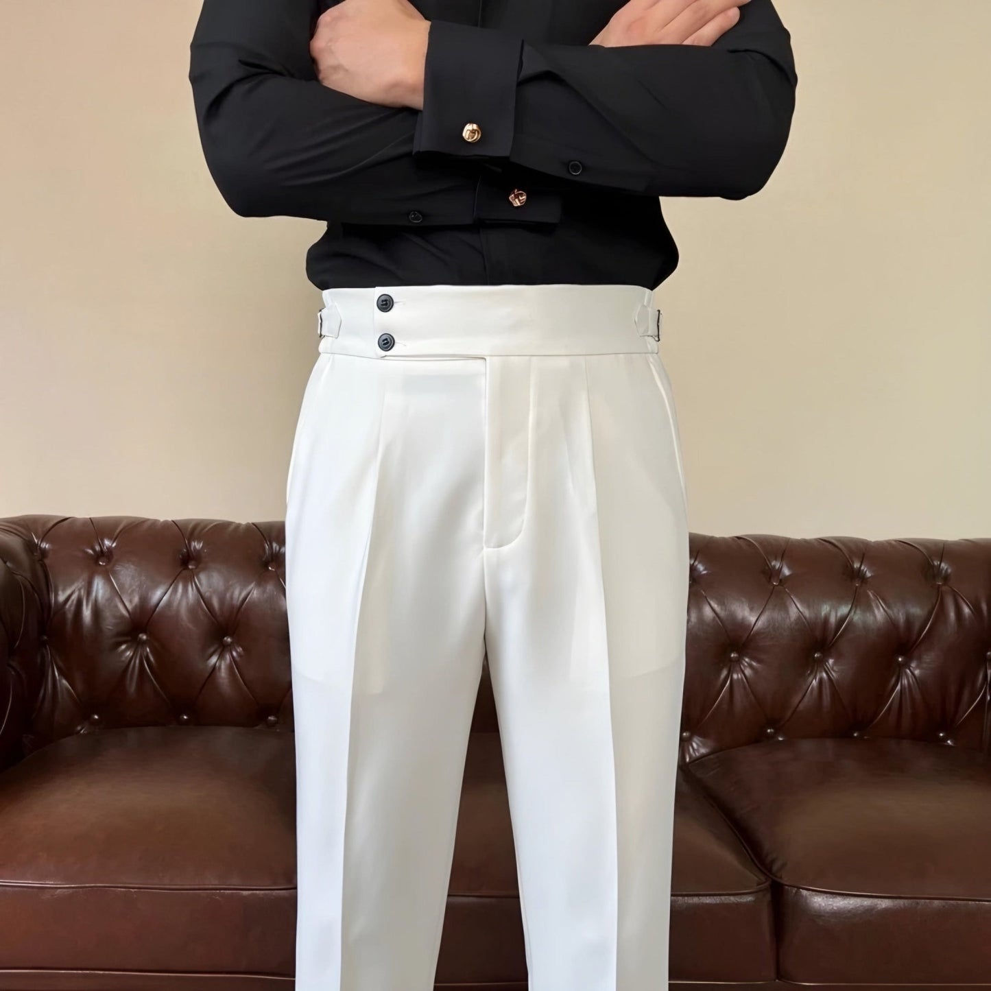 ComfortFlex Dress Pants Sidetab Elastic Trousers - WellSeekr
