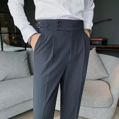 ComfortFlex Dress Pants Sidetab Elastic Trousers - WellSeekr