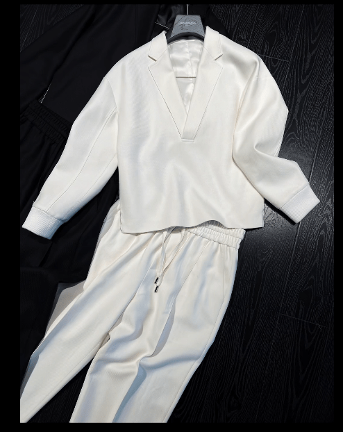 Style Meets Comfort — V - Neck Lounge Set for Every Moment - WellSeekr