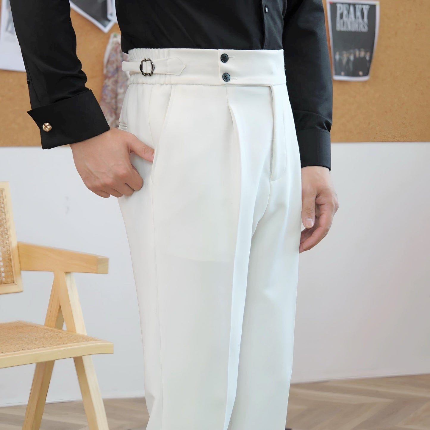 ComfortFlex Dress Pants Sidetab Elastic Trousers - WellSeekr